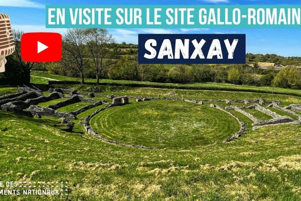 Pamproux Gite Bin Benaise Draps Et Serviettes Compris מראה חיצוני תמונה